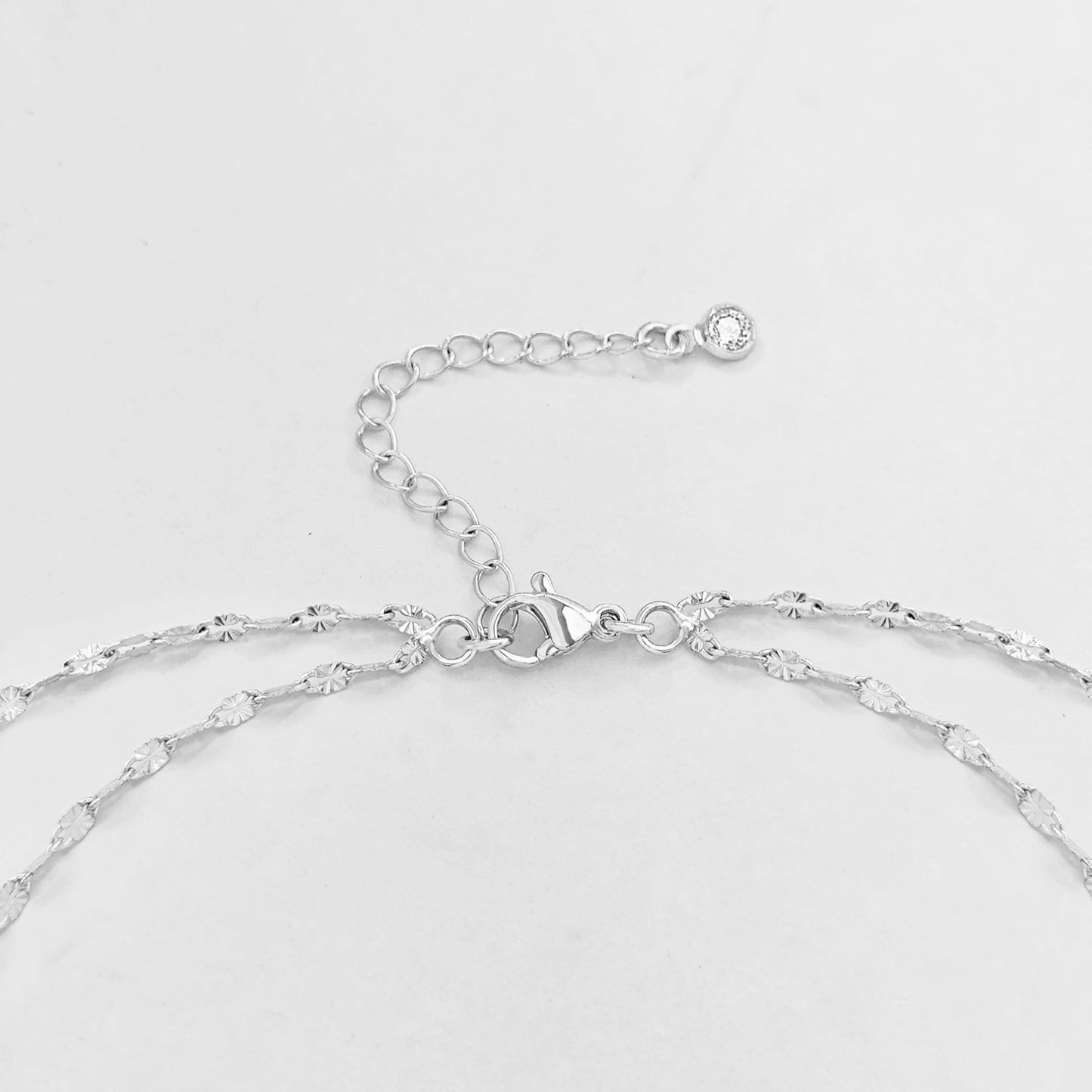 Zeffy Long Lariat Silver Necklace for Women Dainty Silver Teardrop Drop Lariat Necklace Trendy Layered Simple CZ Y-Shaped Body Chain Stack Wedding Prom Dangle Statement Necklace Jewelry Gifts
