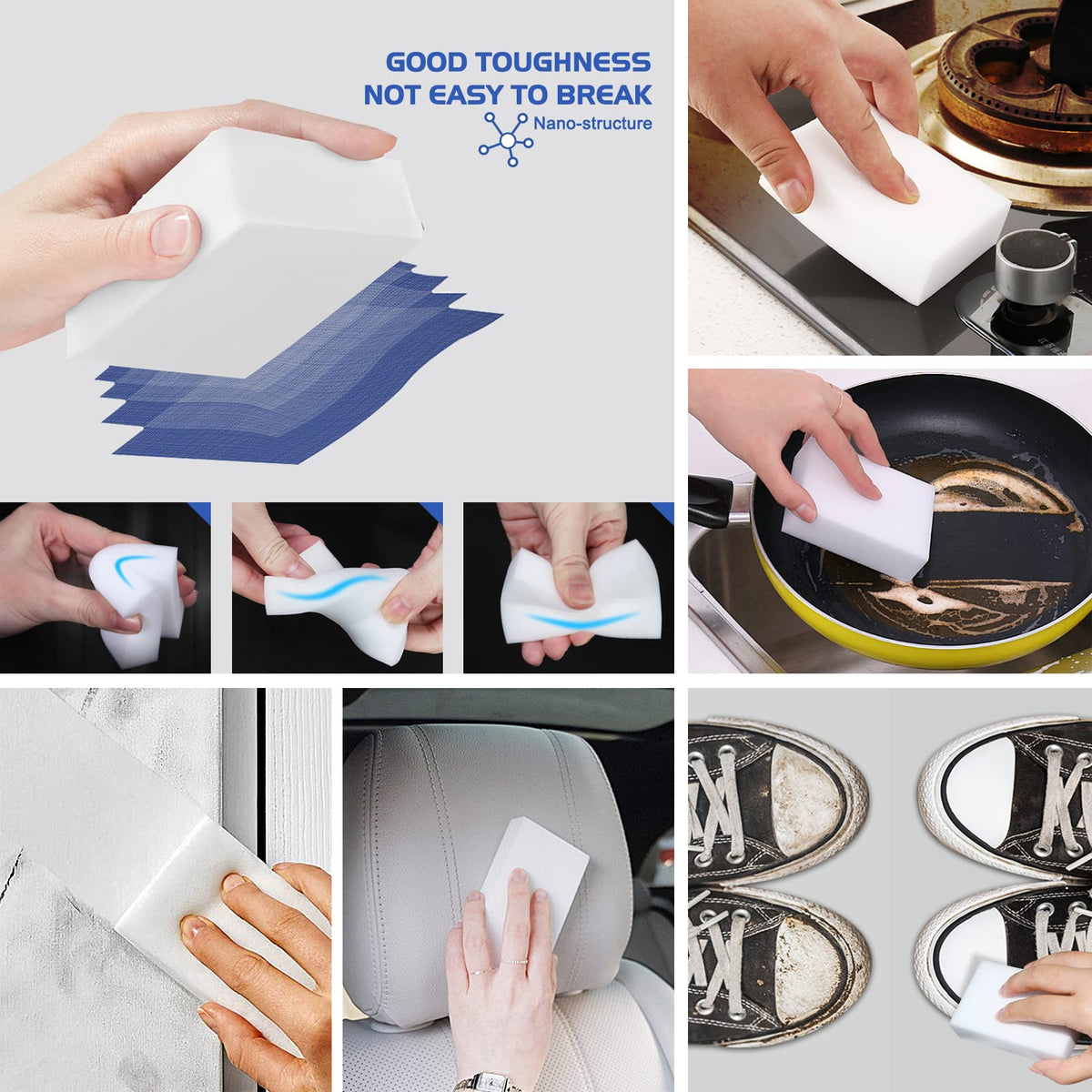 10Pack Melamine Sponges for Multi (10 Count)