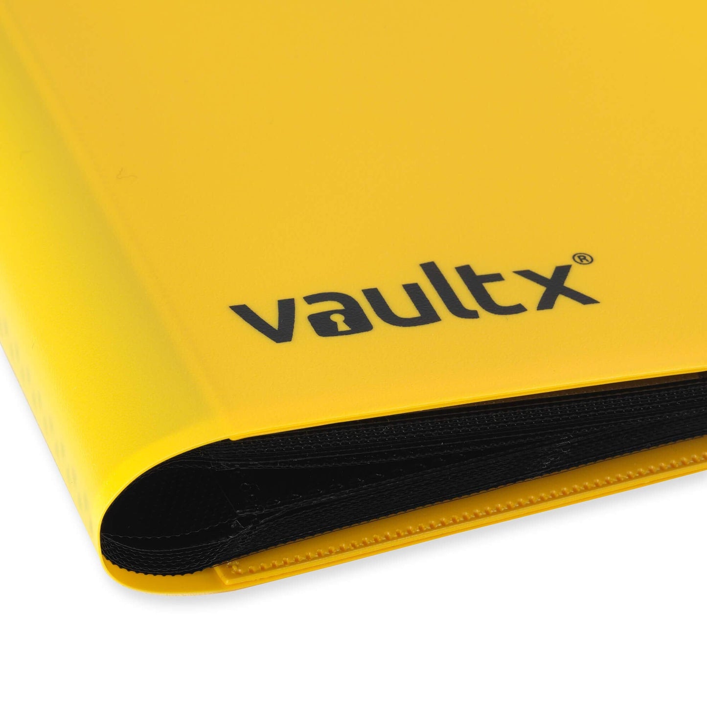 Vault X 9 Pocket Trading Card Strap Binder, 360 cards, Standard, 20 Side-Loading Pages, Folder for Collectible Card Games, Sports, TCG (Yellow)