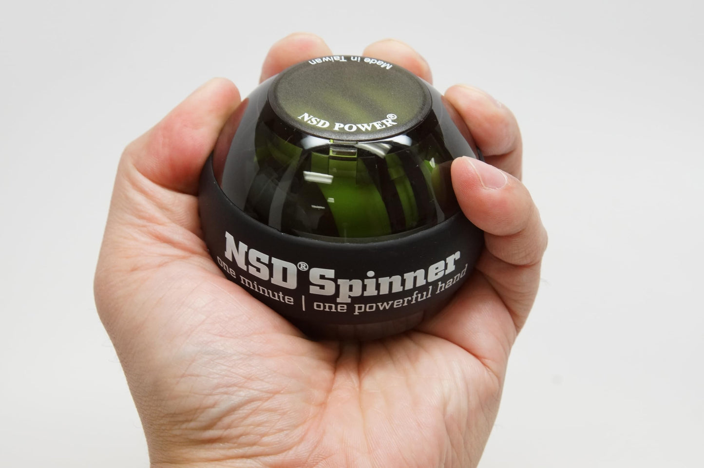 Auto-Start NSD Spinner Gyro Ball – Up to 15,000 RPM Premium hand strengthener and wrist exerciser for grip strength training, forearm workout, and pain relief; durable and portable