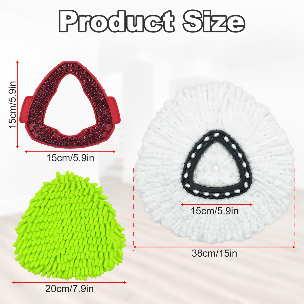 Mop Heads Replacement for Ocedar (7 Count)