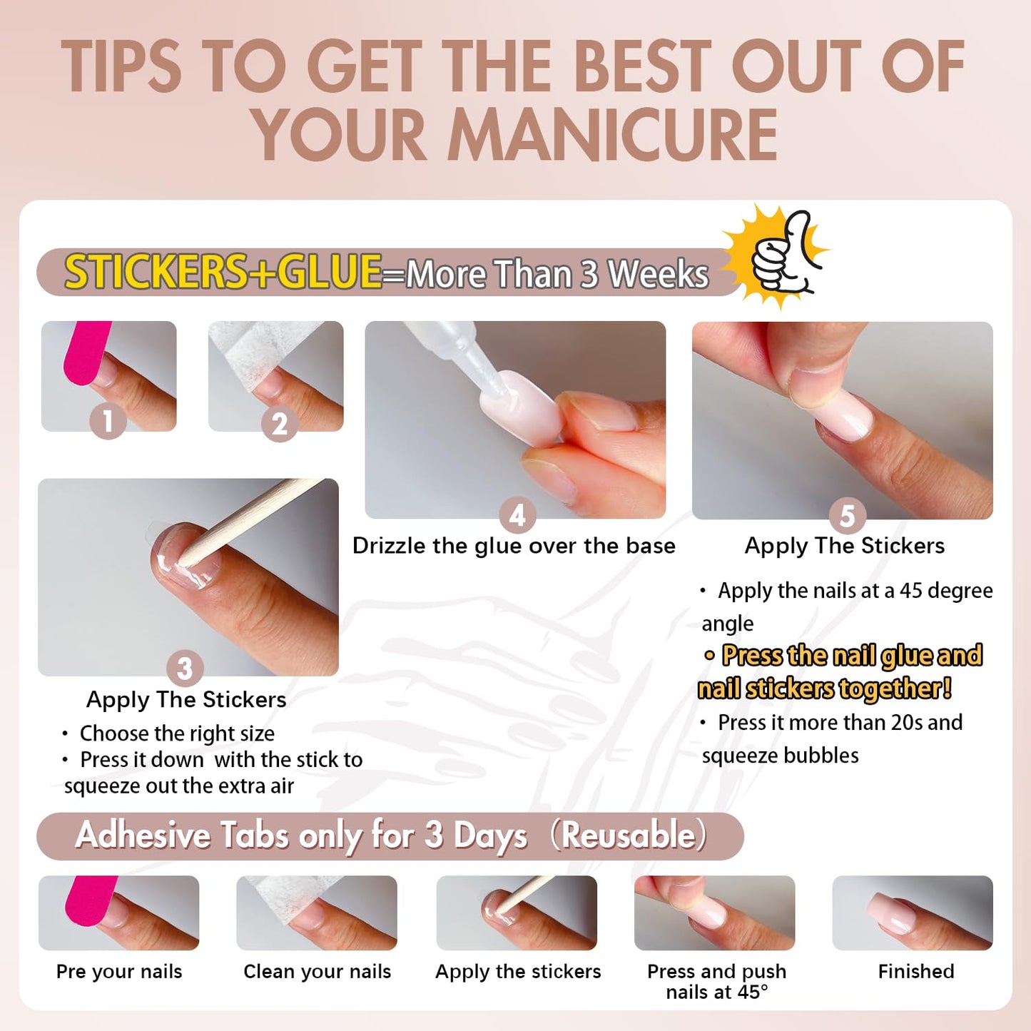 White Press on Nails Short Square Fake Nails Short Square Nails Press ons, Soft Gel Acrylic Glue on Nails Stick on for Women Thick Solid Color 24pcs