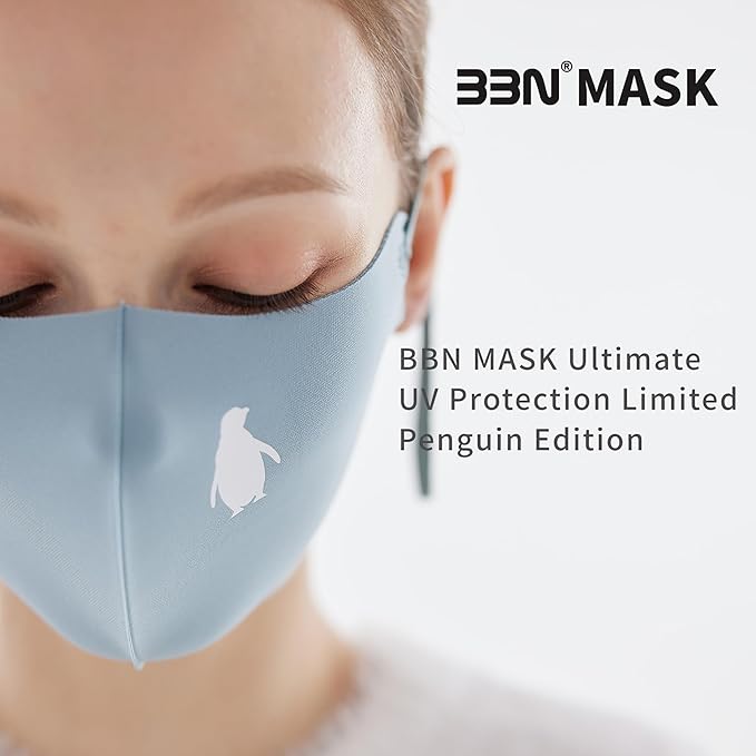 BBN Reusable Sunscreen Cloth Face Mask: 3-Pack Washable Cover for Summer Outdoor Use - Adjustable for Women & Teens