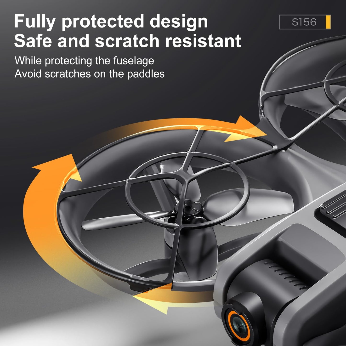 Drone With Large Screen Remote Control (4.92in) , Mini Airplane with Dual Cameras, 2 Batteries, 360° Flips, Full Propeller Guard Protection for Anti-Collision, Brushless Motor, Hovering, Quadcopter with Optical Flow Positioning, RC Helicopter for Adults a