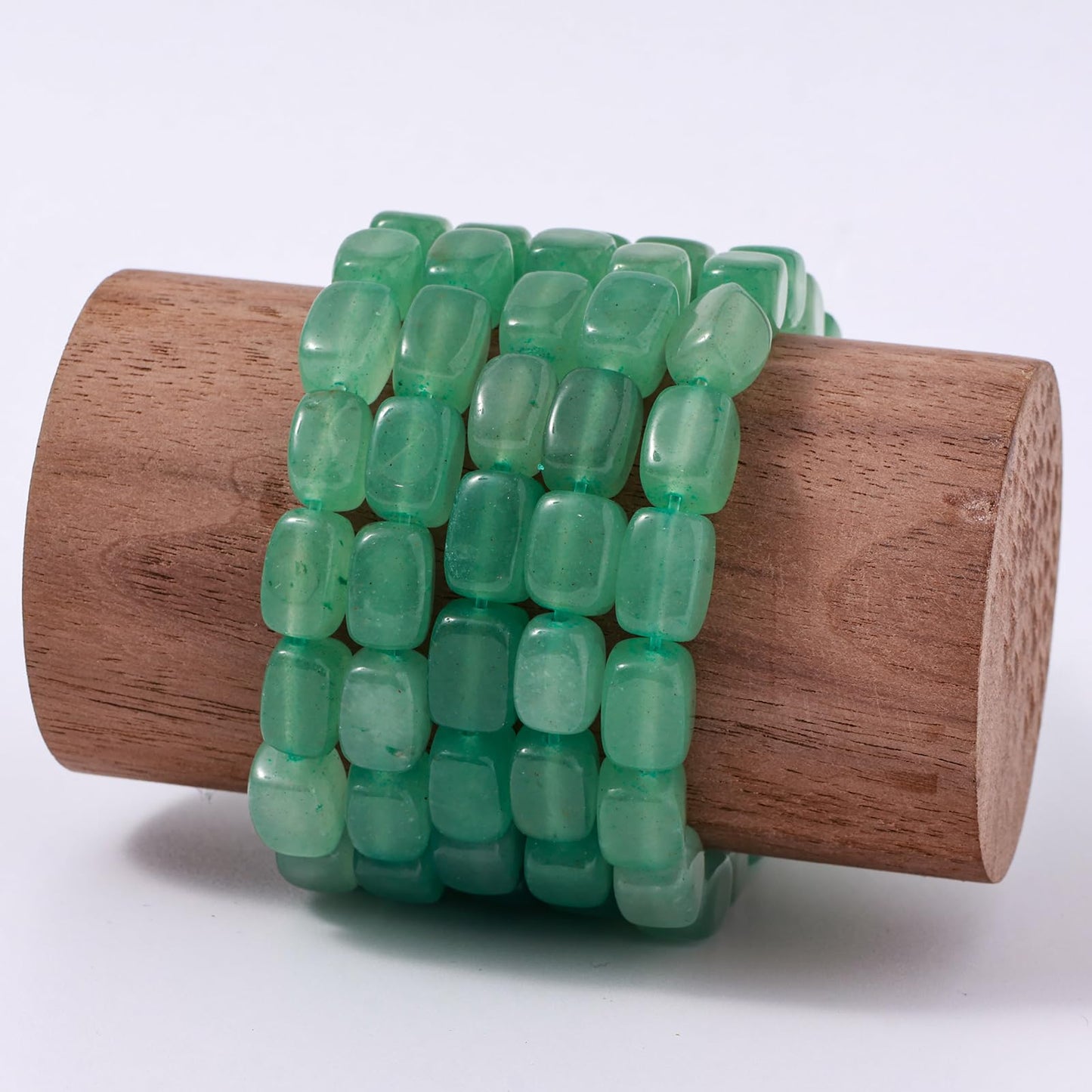 Natural Large Green Aventurine Cube Stone Beads 8x11mm 38cm/str Loose Semi Gemstone Stone Square Beads for Making Bracelets Necklace
