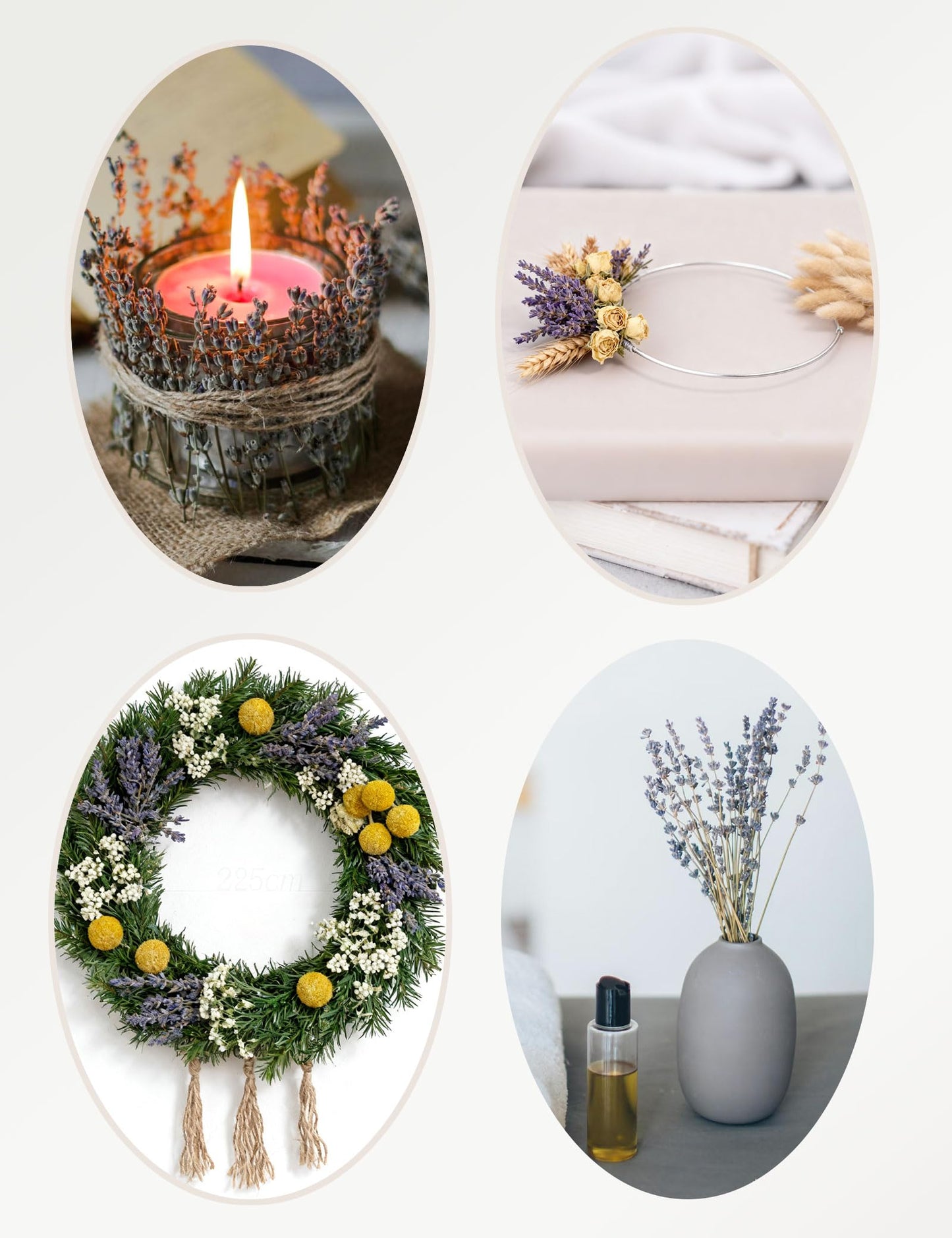 DIY Natural Dried Flower Set, Bulk Dried Flowers for Vase, Dried Flowers with Stems, Dried Roses, Mini Dried Flower Bouquets.(Brown)