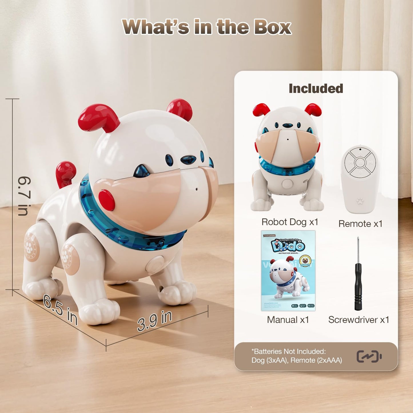 great dachong Baby Toys for 6-12 Months: Musical Crawling Dog Toy with Dancing, Recording & Lights, First Birthday Gift for Boys & Girls, Tummy Time Sensory Toy for Toddlers 1-3