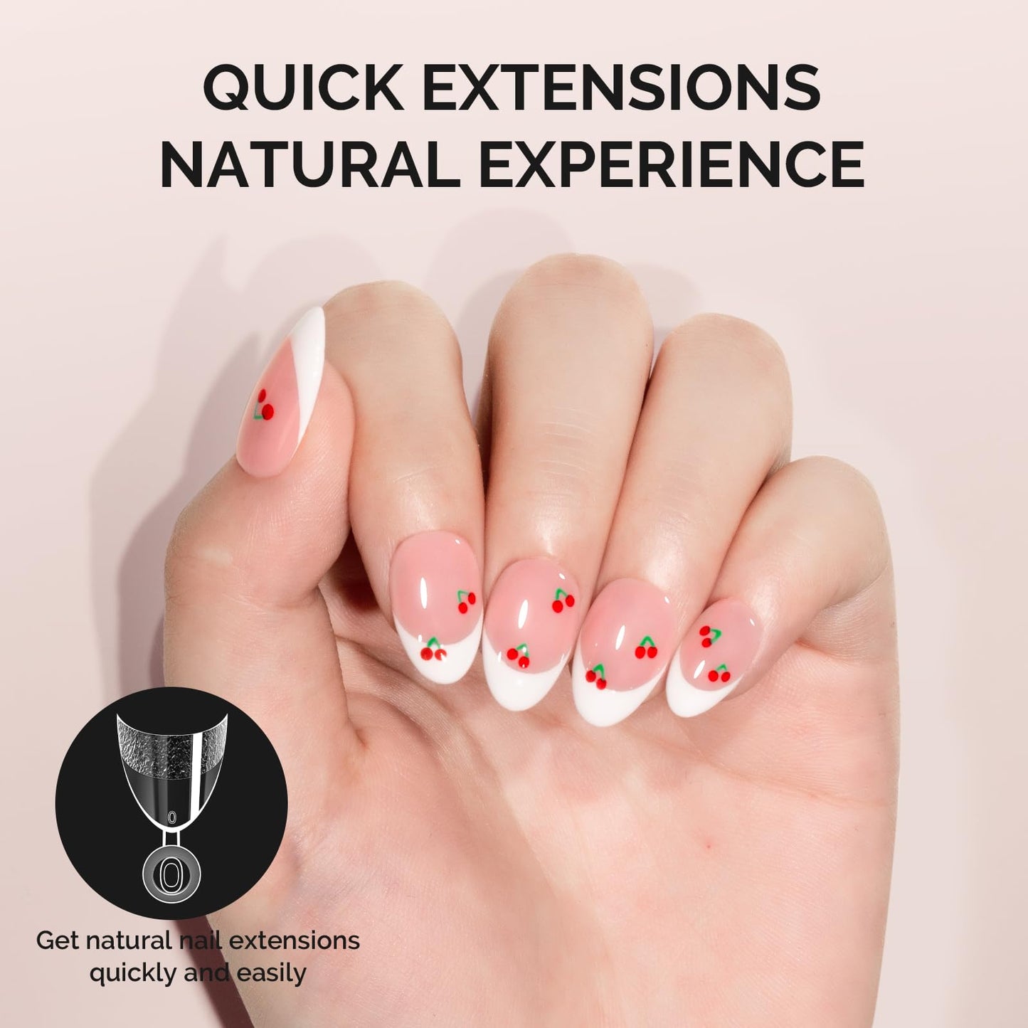 MelodySusie Half Cover Short Almond X Nail Tips - 600Pcs 15 Sizes Clear Acrylic, Half Matte Press on Nails for DIY Extension & Salon Use, Pre-Shaped for Long-Lasting Manicure