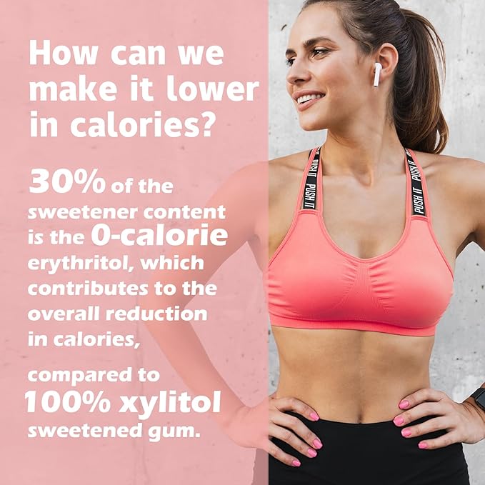 DC24 DAILY CARE Gum, Aspartame Free & Sugar Free, Xylitol Chewing Gum with Erythritol, Low-Calorie, Sugarless, Watermelon Flavored Gum, 50 Pieces (Pack of 3)