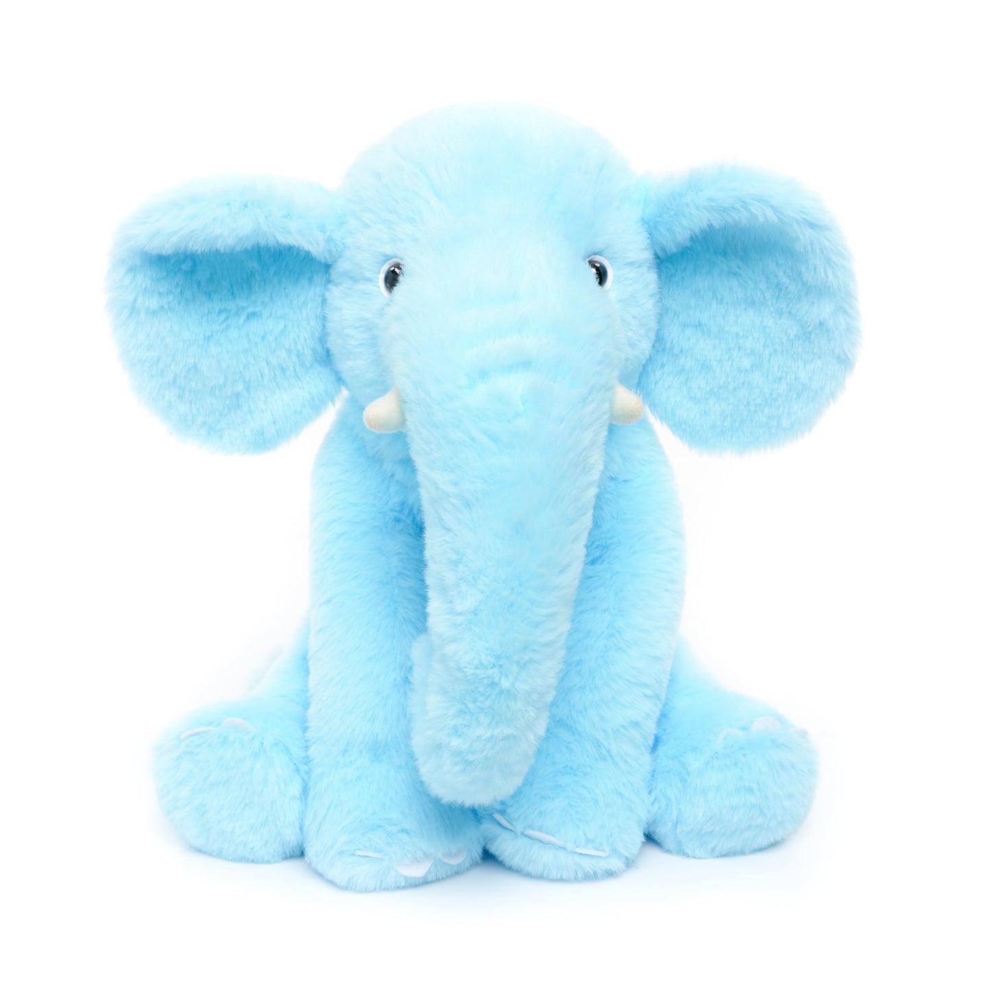 WEIGEDU Elephant Stuffed Animals Gray Pink Blue