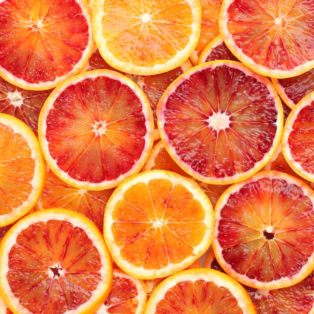 Selected Dried Blood Orange Slices 5 Oz/142g, Culinary & Garnish Grade, Dehydrated Blood Orange for Cocktail, Decoration, 100% Natural, No Sugar Added.