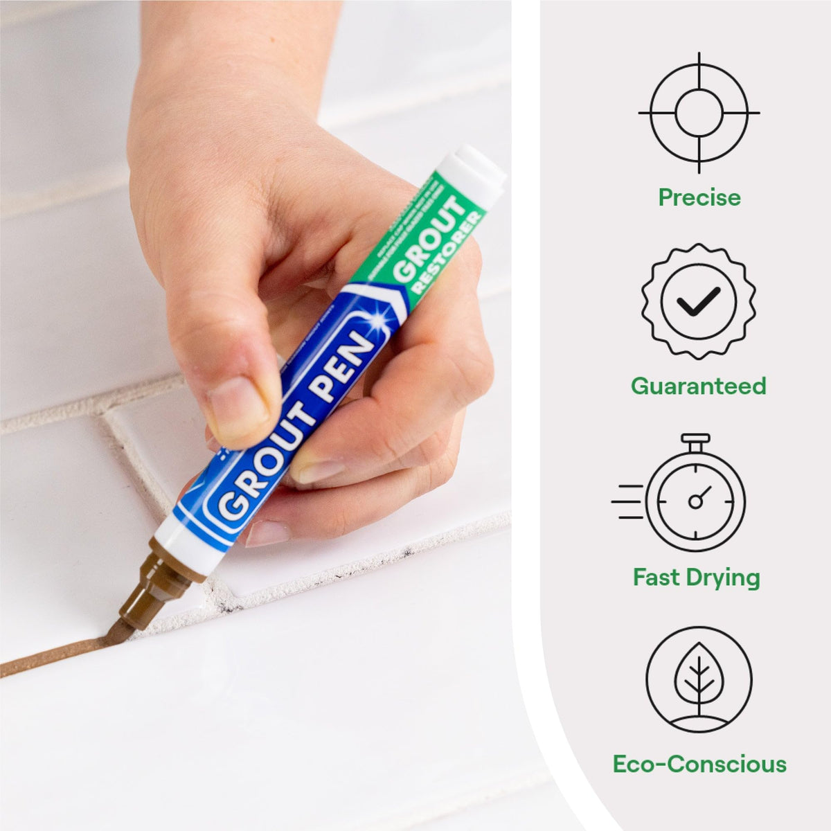 Grout Pen Brown Tile Grout Paint Marker (3 Count)