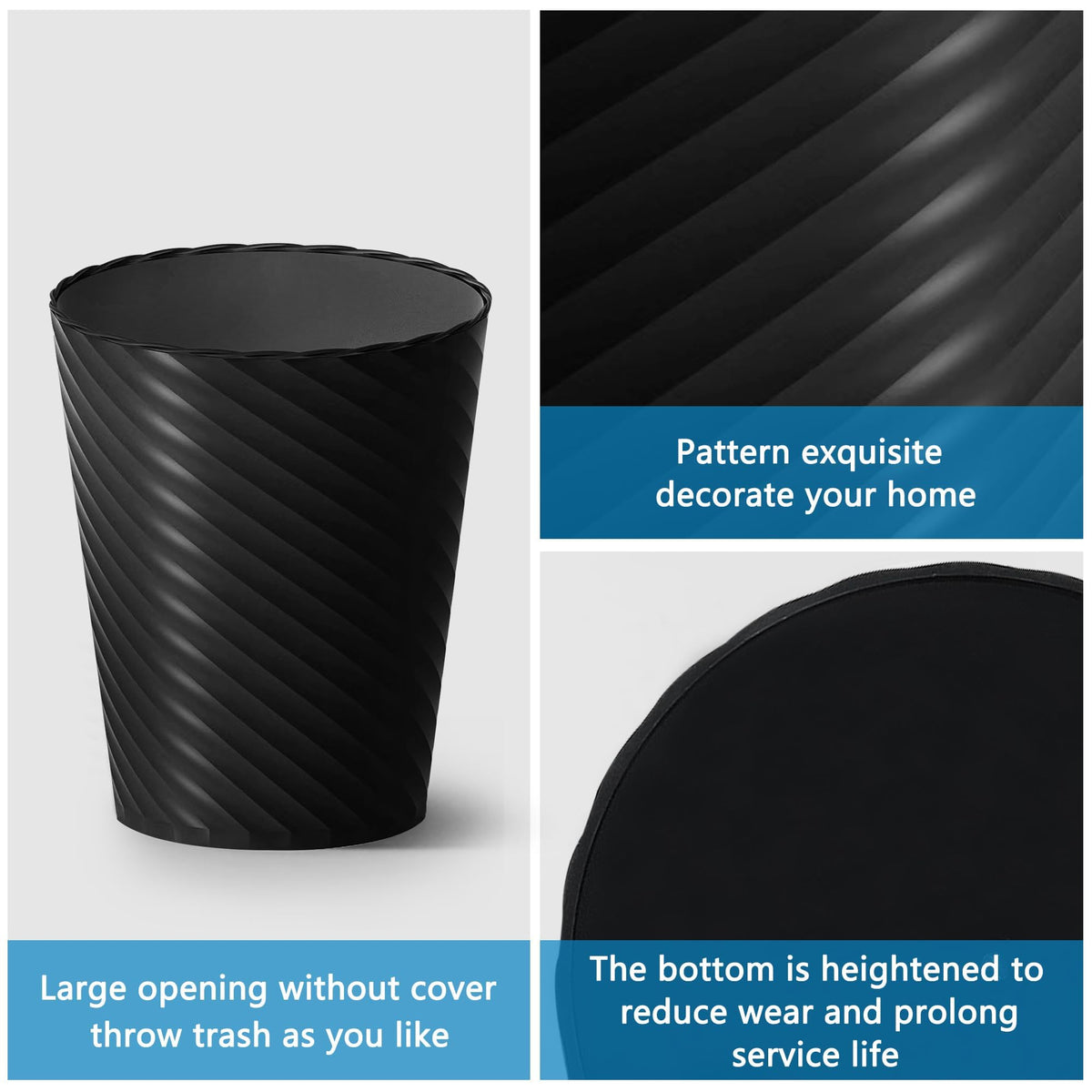 Bathroom Trash Can 8 Pack (8 Count)