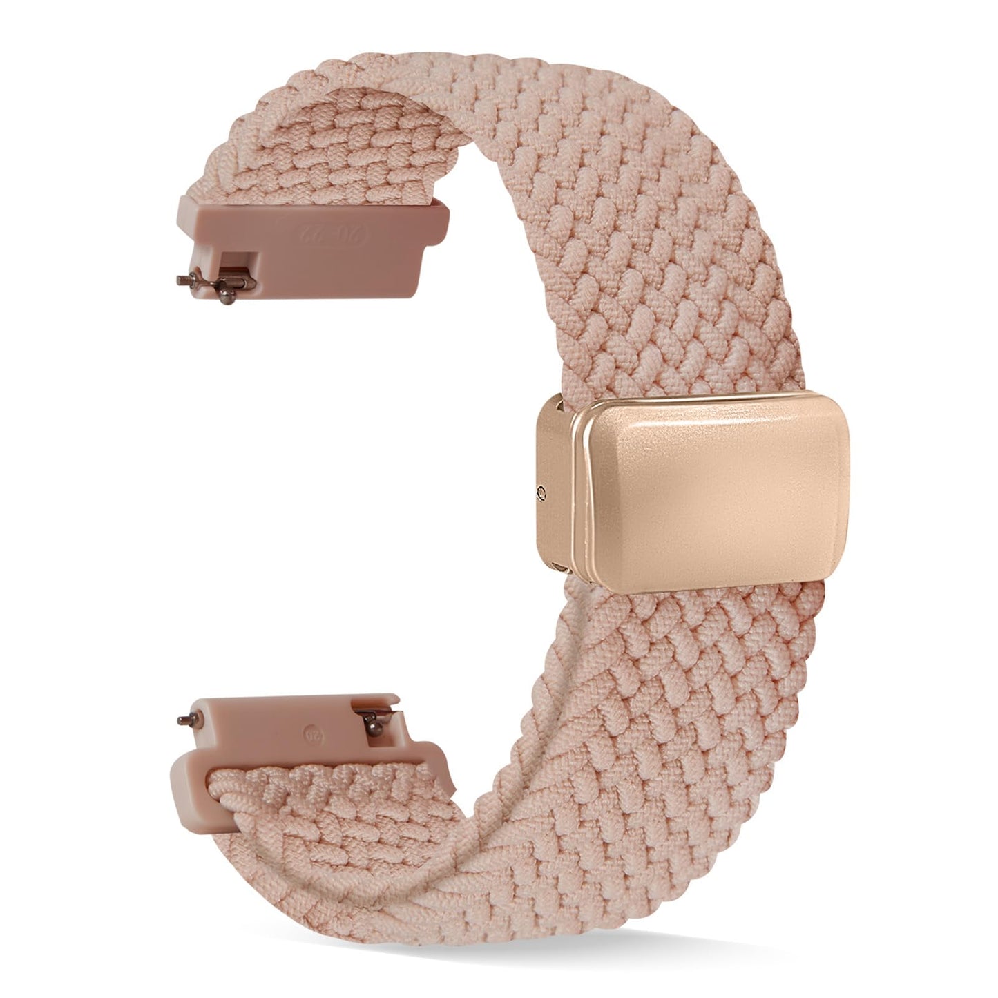 SIMYYO Nylon Magnetic Bands Quick Release Braided Nylon Watch Bands Stretchy Sport Replacement Strap for Men and Women 18mm 19mm 20mm 22mm