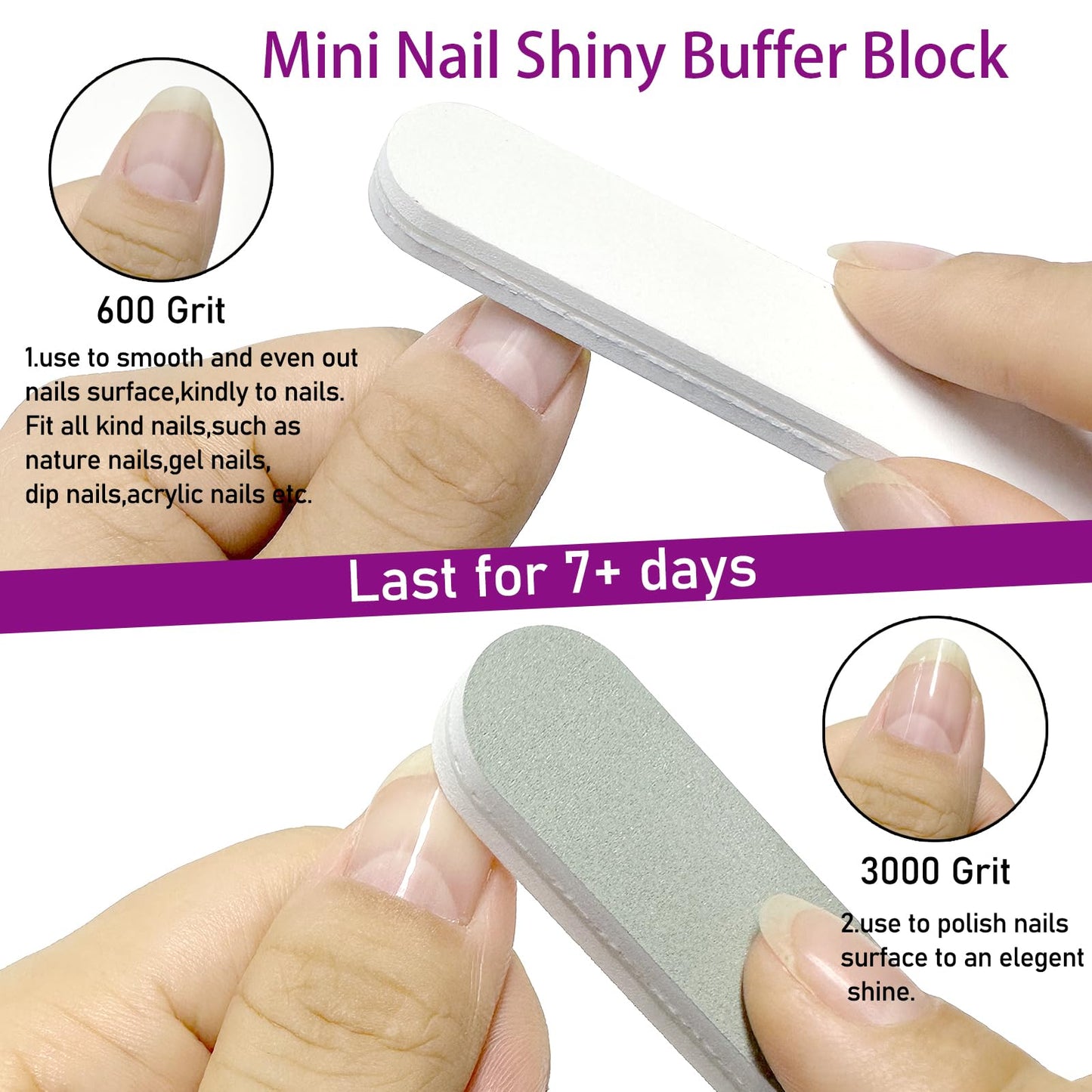 50 Set Press on Nail Tool Kit: Nail Prep Kit for Press on Nail Application with Glue,Adhesive Tabs, Mini File, Buffer, Acrylic Sticks, Prep Pads, Packaging Bag, Salon Home Business Use