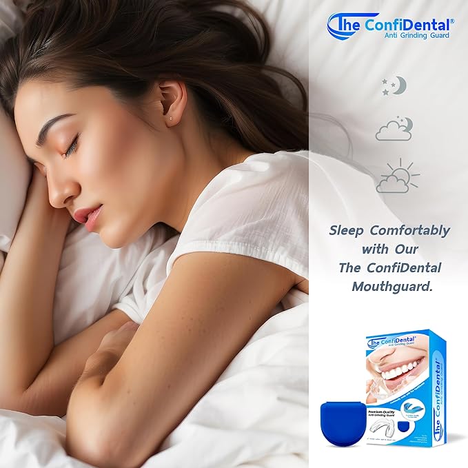 The ConfiDental Mouth Guard for Teeth Grinding and Clenching - Moldable Dental Nightguard Protection for Mild to Heavy Teeth Grinders at Night - 5-Pack (3 Regular, 2 Heavy-Duty)