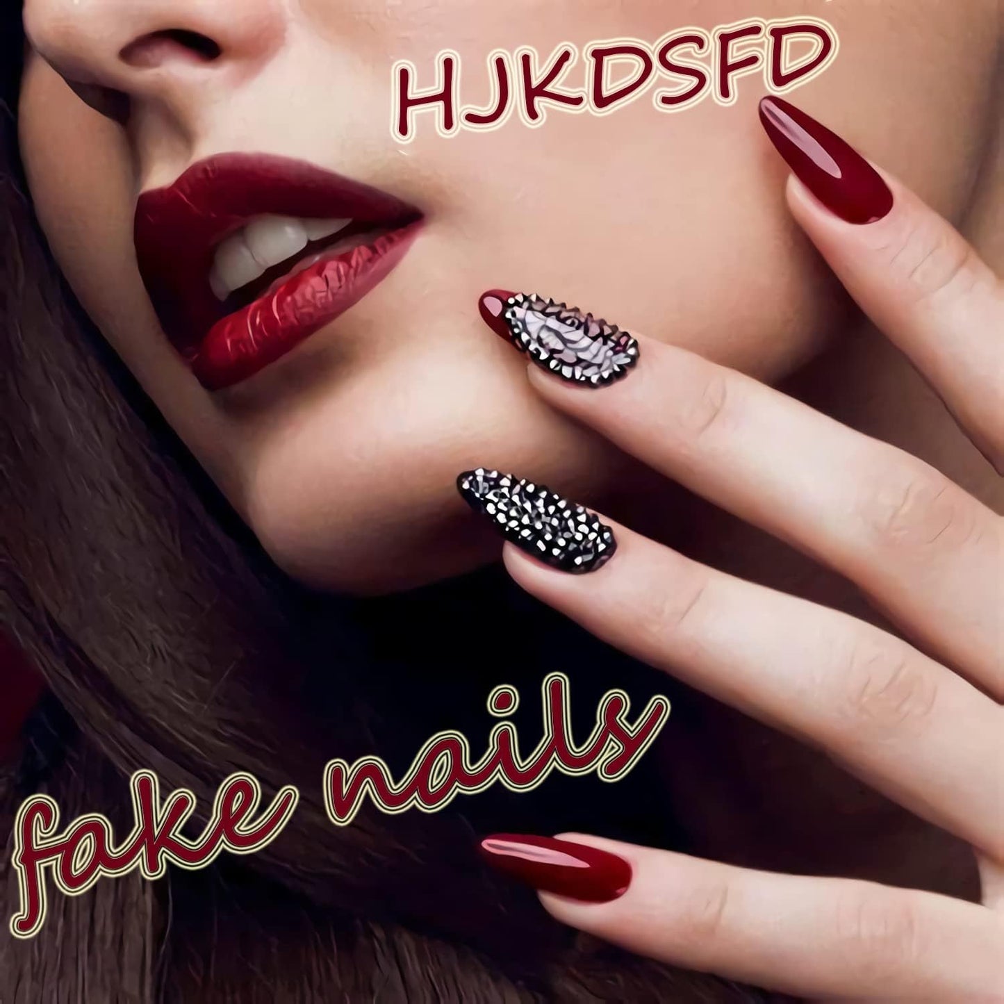Brown Marble Press On Nails Medium Length Fake Nails Coffin Shaped Glue On Nails With Coffee Designs Glossy Acrylic Artificial Nail Reusable False Nails For Women Girls 24pcs