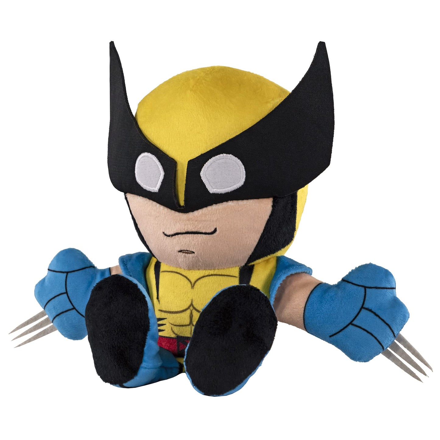 Bleacher Creatures Marvel Wolverine 8" Kuricha Sitting Plush- Soft Chibi Inspired Toy