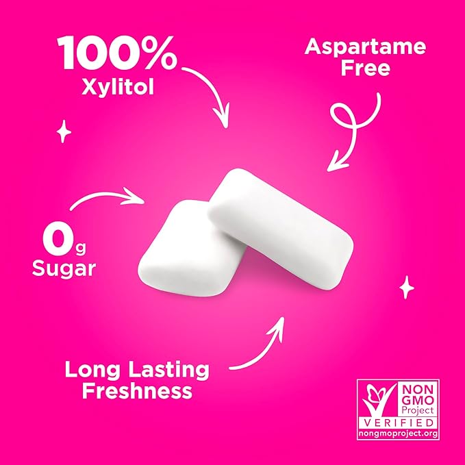 PUR Gum | Aspartame Free Chewing Gum | 100% Xylitol | Variety Pack, Amazon Exclusive, 55 Pieces (Pack of 3)