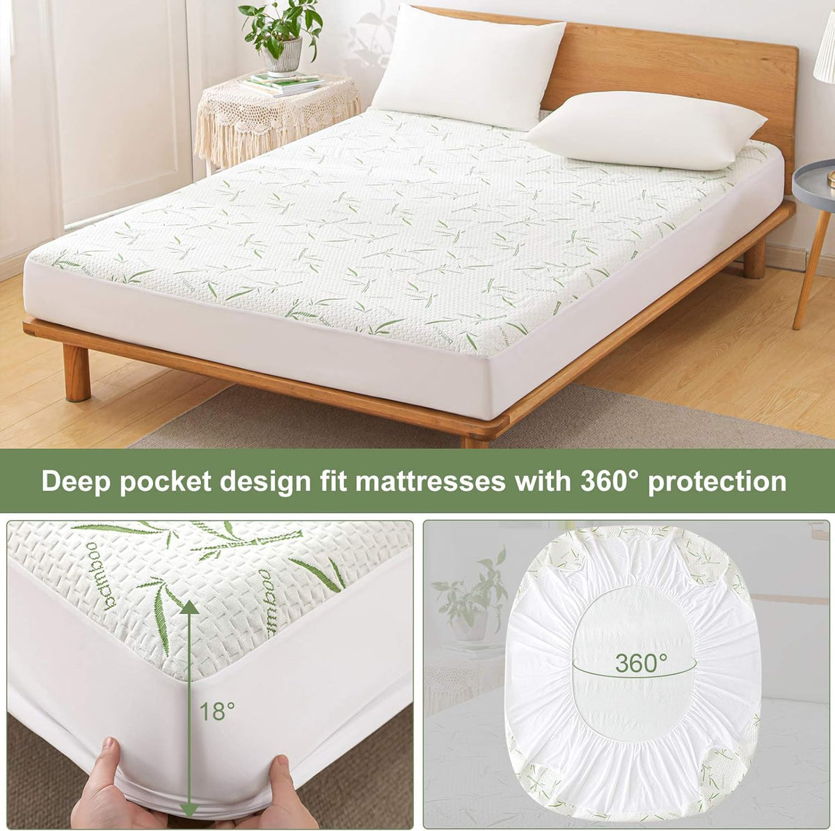 Twin XL Mattress Protector 2 Pack (2 Count)