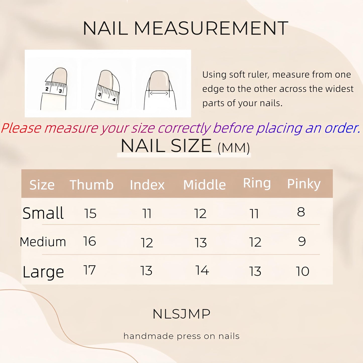 NLSJMP, 10Pcs,Size M, Handmade Long Press on Nails Ombre Balerina Acrylic Fake Nails Kit,3D Glitter Pearl Design Nail Art Kit,Reusable False nails,Include Toolkit,Elegent