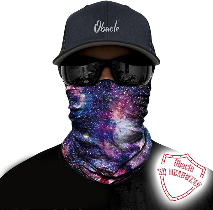 Obacle Neck Gaiter Face Mask Bandana for Dust Wind Sun Protection for Men Women