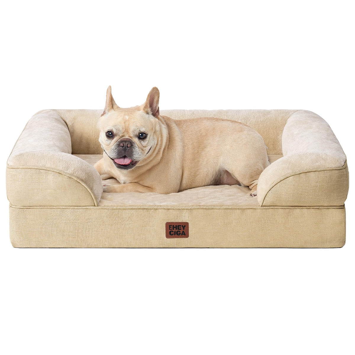 EHEYCIGA Orthopedic Dog Bed Medium Size Dog, Waterproof Washable Pet Beds
