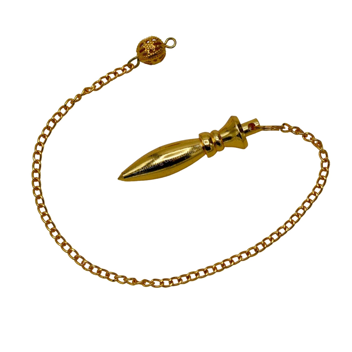 Amazing Gemstone Healing Metal Pendulums for Divination, Gold Egyptian Karnak Steel Copper Pendulum High Energy Pendulo de Bronce Pendulos de Mesa MP42