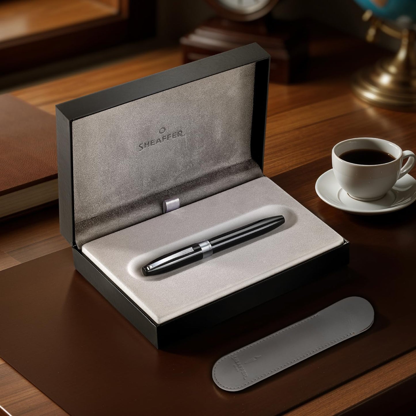 Sheaffer Legacy 9064 Ballpoint Pen, Glossy Black, Medium Point, Soft Twist Mechanism