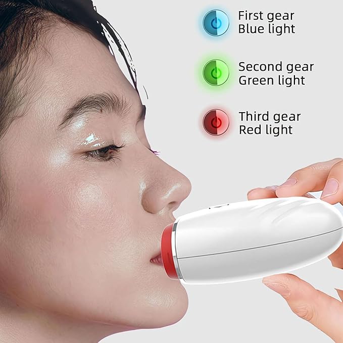 Electric Lip Vacuum Plumper,Lip Plumper Device,Lip Enhancer Plumper Tool,Automatic Lip Enhancer Fuller Device,Bigger Lip Suction Plumper Tool,3 Gears Lip Augmentation Beauty Device (Black)
