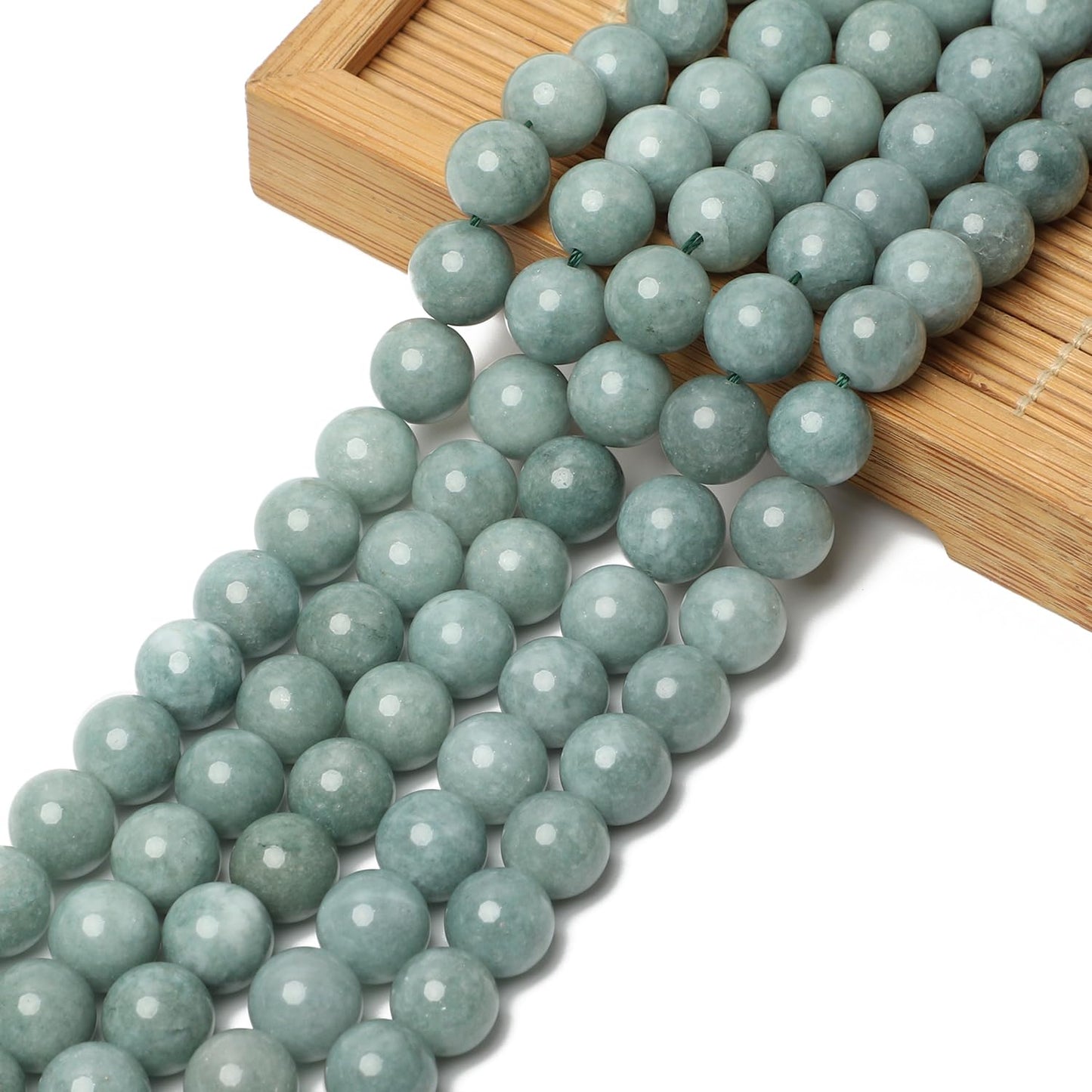 6mm Burmese Jade Natural Stone Beads Round Loose Beads for Jewelry Making Yochus DIY Beads Bracelet Necklace