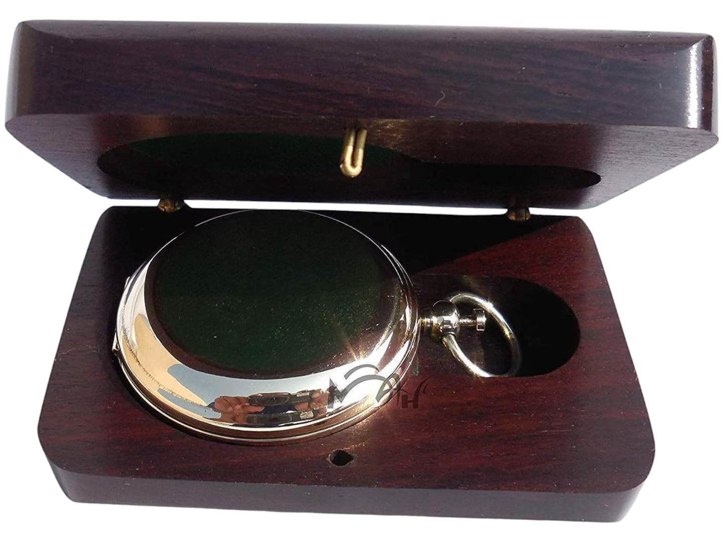 Brass Compass Gift with Wooden Box – Inspirational Graduation Gift for Son, Boys, College, High School, Motivational Keepsake for Him, Unique Birthday Gift Idea, Meaningful Keepsake with Card Included