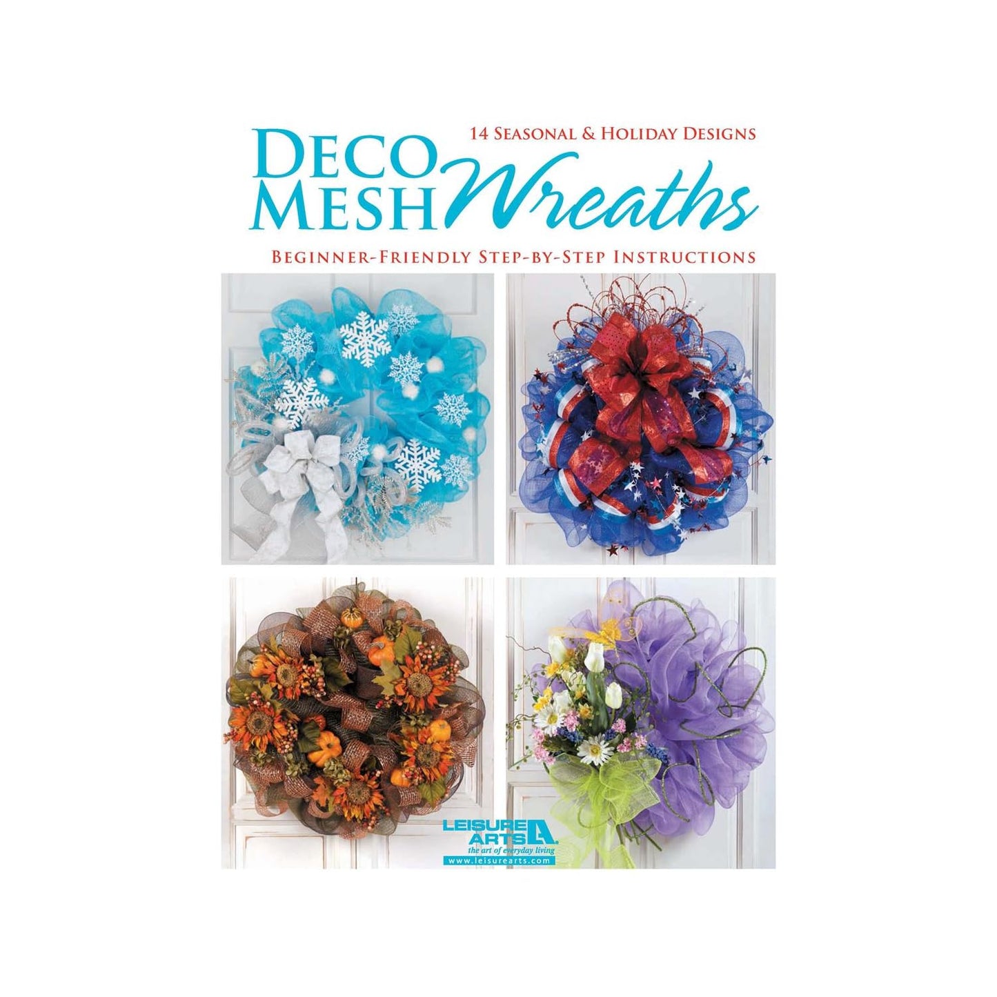 Leisure Arts-Deco Mesh Wreaths