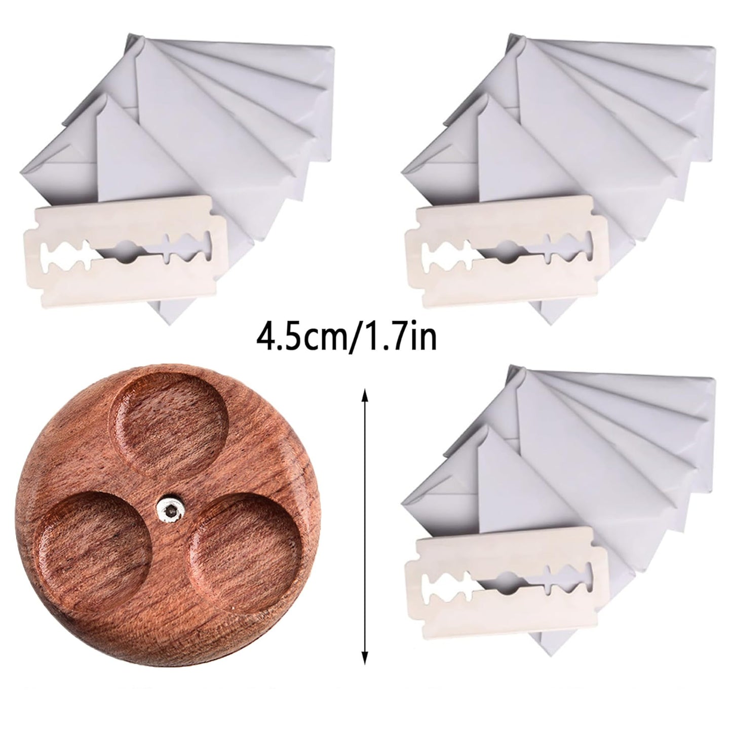 LHCHGEN 1+1+20 pcs UFO Bread Lame For Dough Bread Lame Cutter For Sourdough,Sourdough Scoring Tool,Bread Lame Dough Scoring Tool,With 20 Blades And Storage Cover,For Artisan Bread And Baguette (#1)