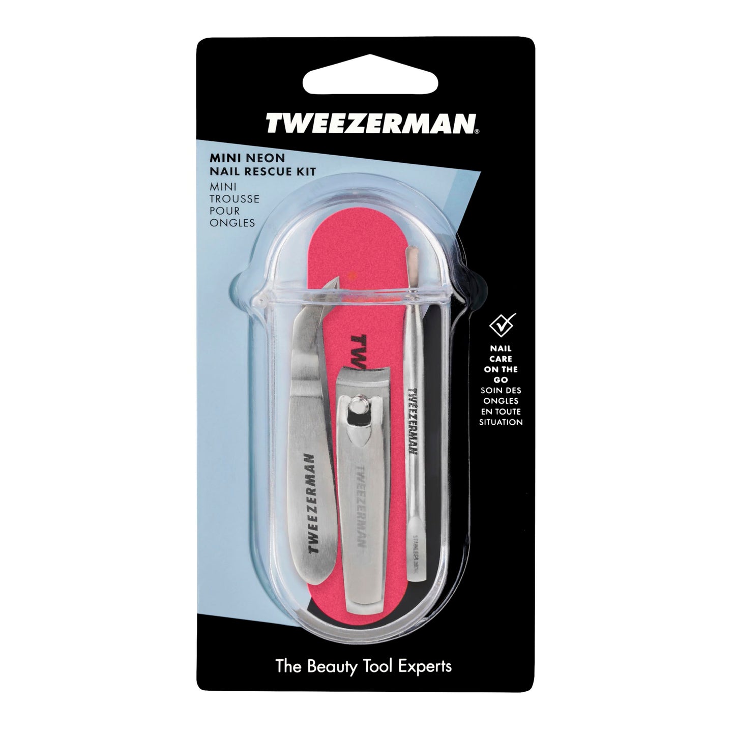 Tweezerman Mini Neon Nail Rescue Kit