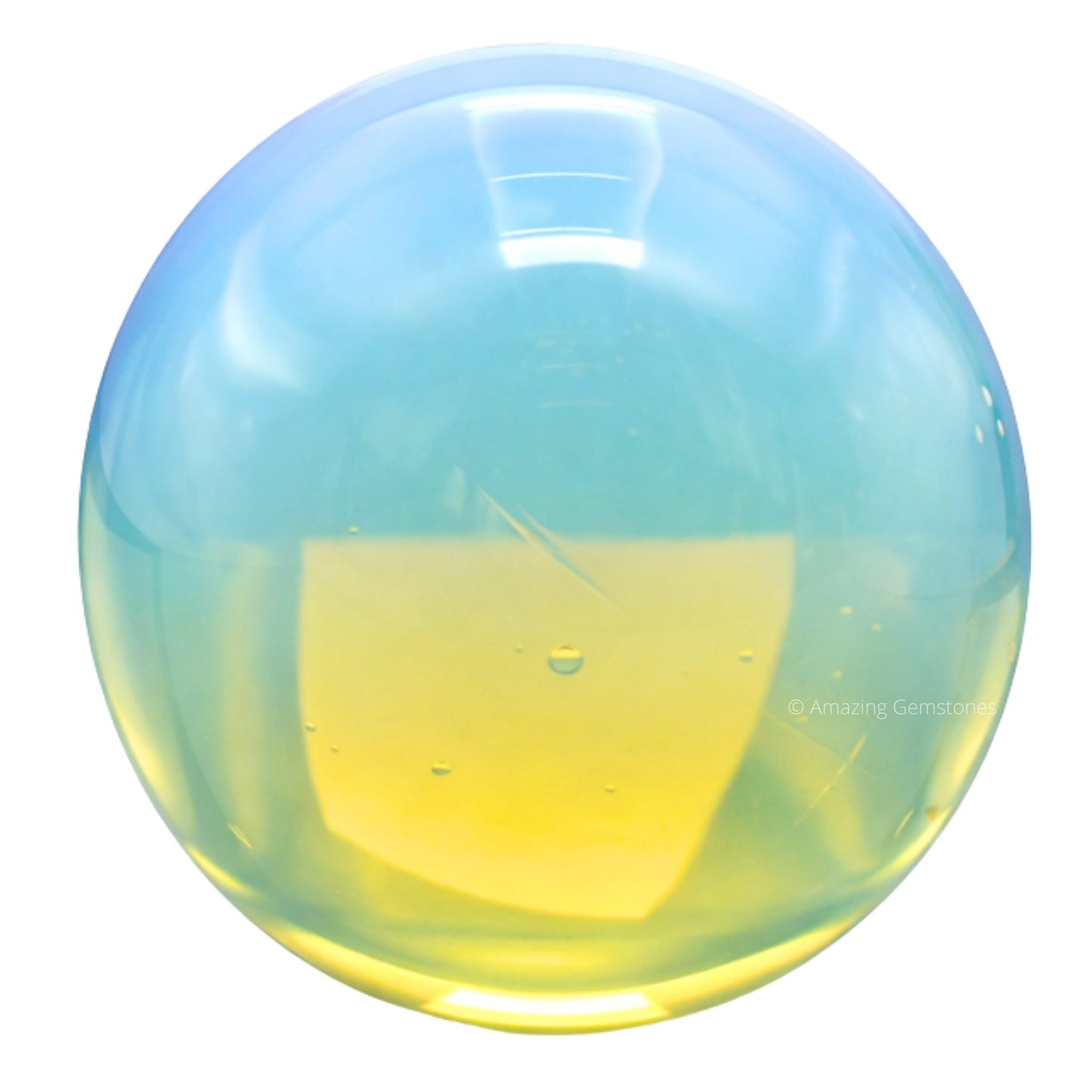 Amazing Gemstone Opalite Crystal Ball with Stand - 2" Inches Crystal Sphere Meditation Balls for Witchcraft and Decorative Balls
