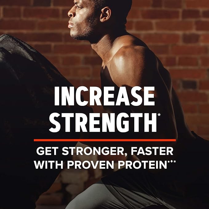 GNC AMP Wheybolic Alpha Clinically Proven Protein Powder, Muscle Strength, Boost Testosterone, 40g Protein, 6.2g Leucine, 15g EAAs, Creatine, 3rd Party Tested, Strawberries & Cream, 22 SVG