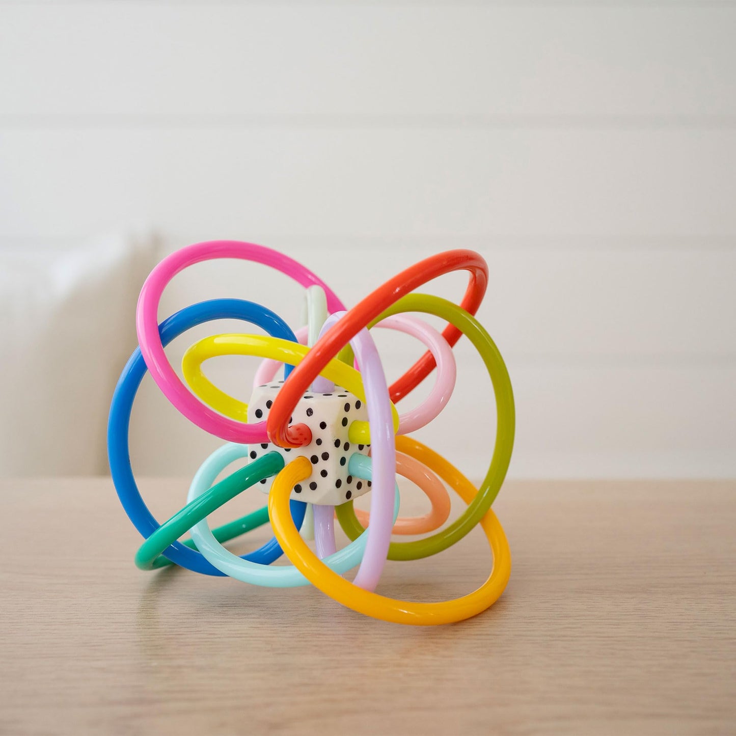 Manhattan Toy Winkel Colorpop Rattle & Sensory Teether Toy