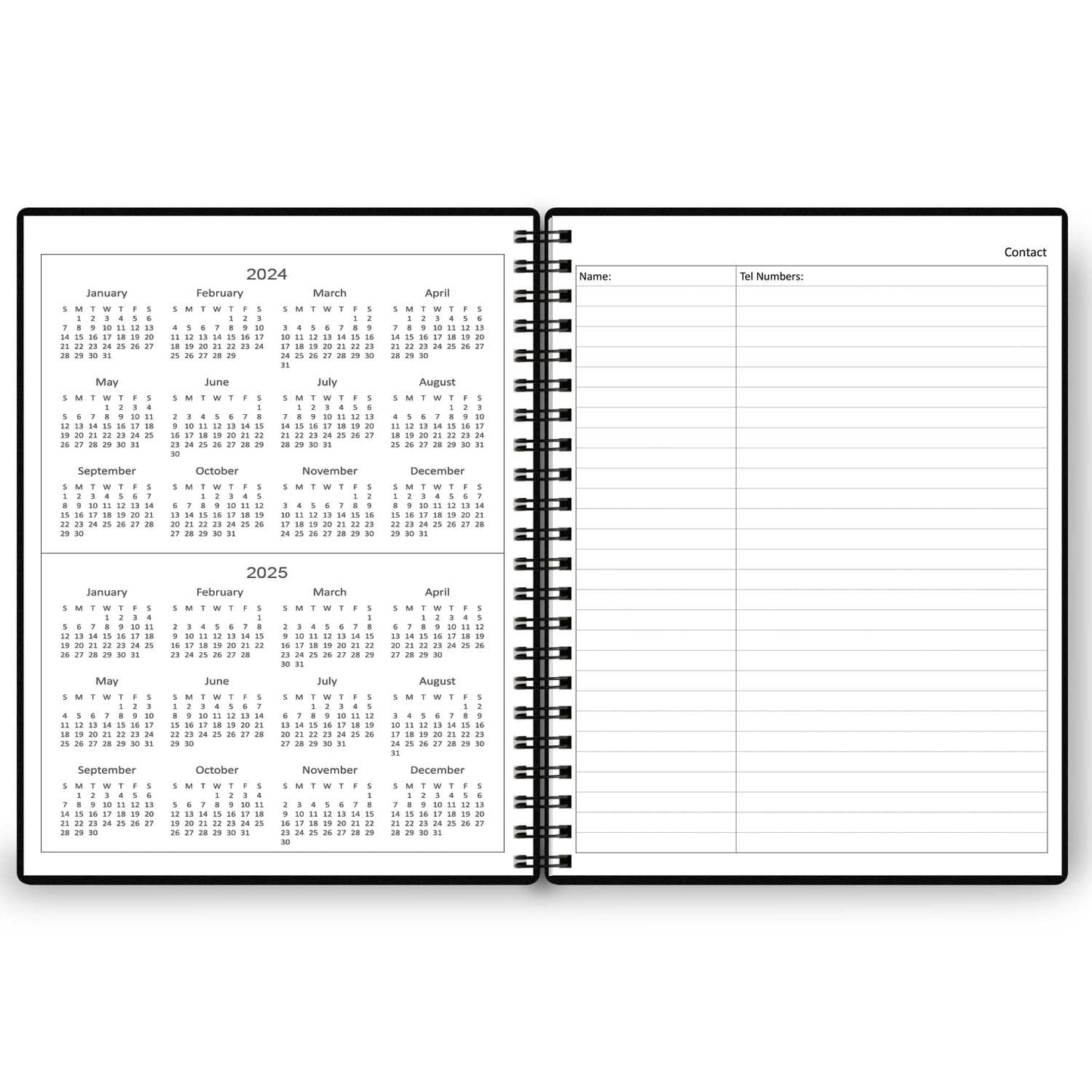 Undated Daily Planner - Undated Planner with Hourly Schedules, Action Items and Follow-up, A4 Daily Organizer Notebook to Increase Productivity, Appointment Book for Time Management, 8.5 × 11 Inch