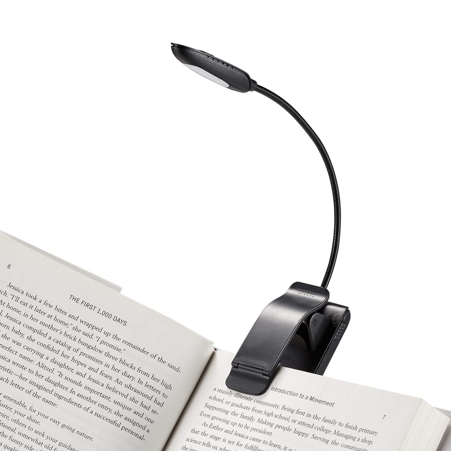 Superior Essentials Book Stand for Reading Hands Free - Recipe Book Cookbook Holder Stand for Kitchen Counter and Page Clips - Ideal for Textbooks, Cookbooks, and Devices