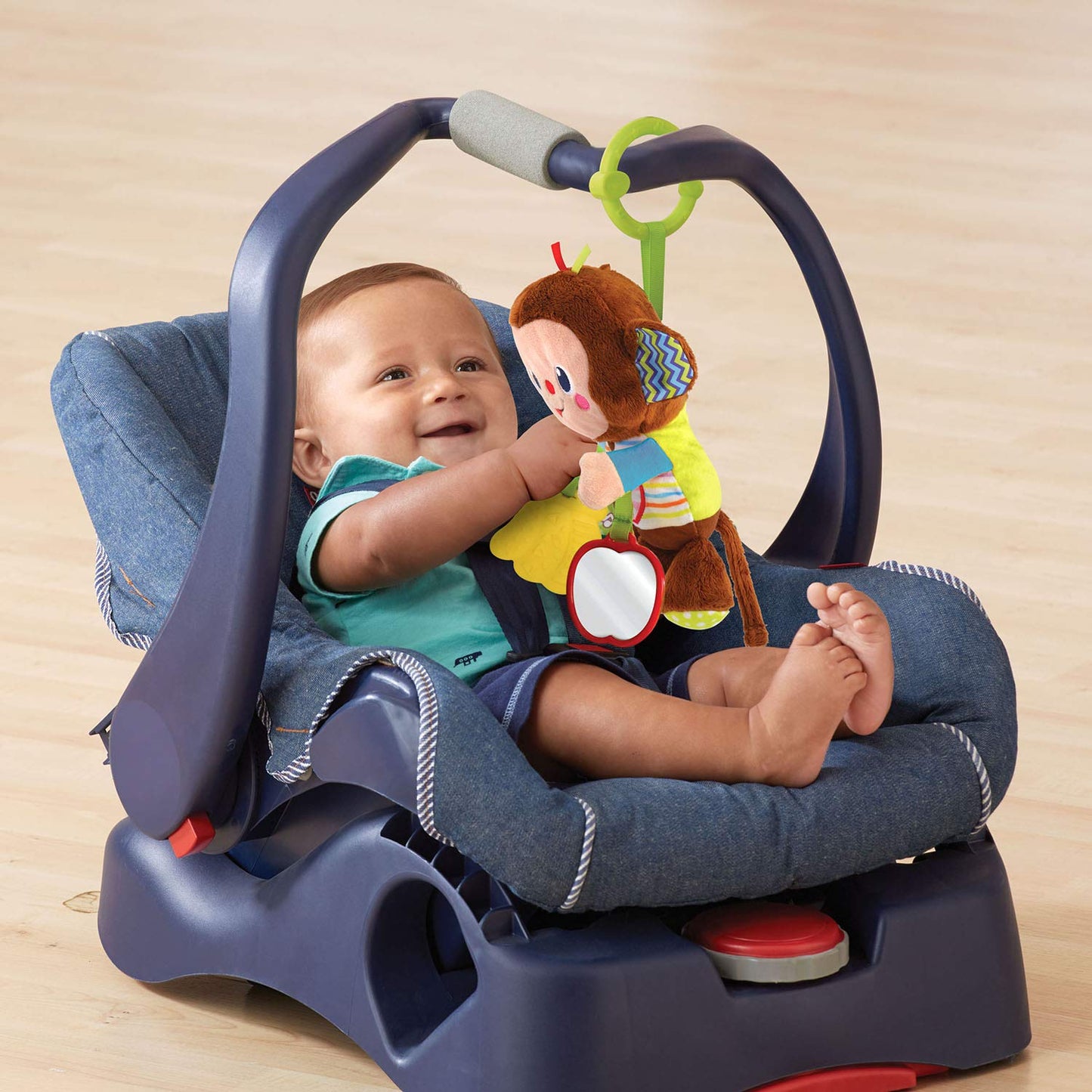 VTech Cuddle and Swing Monkey, Multicolor