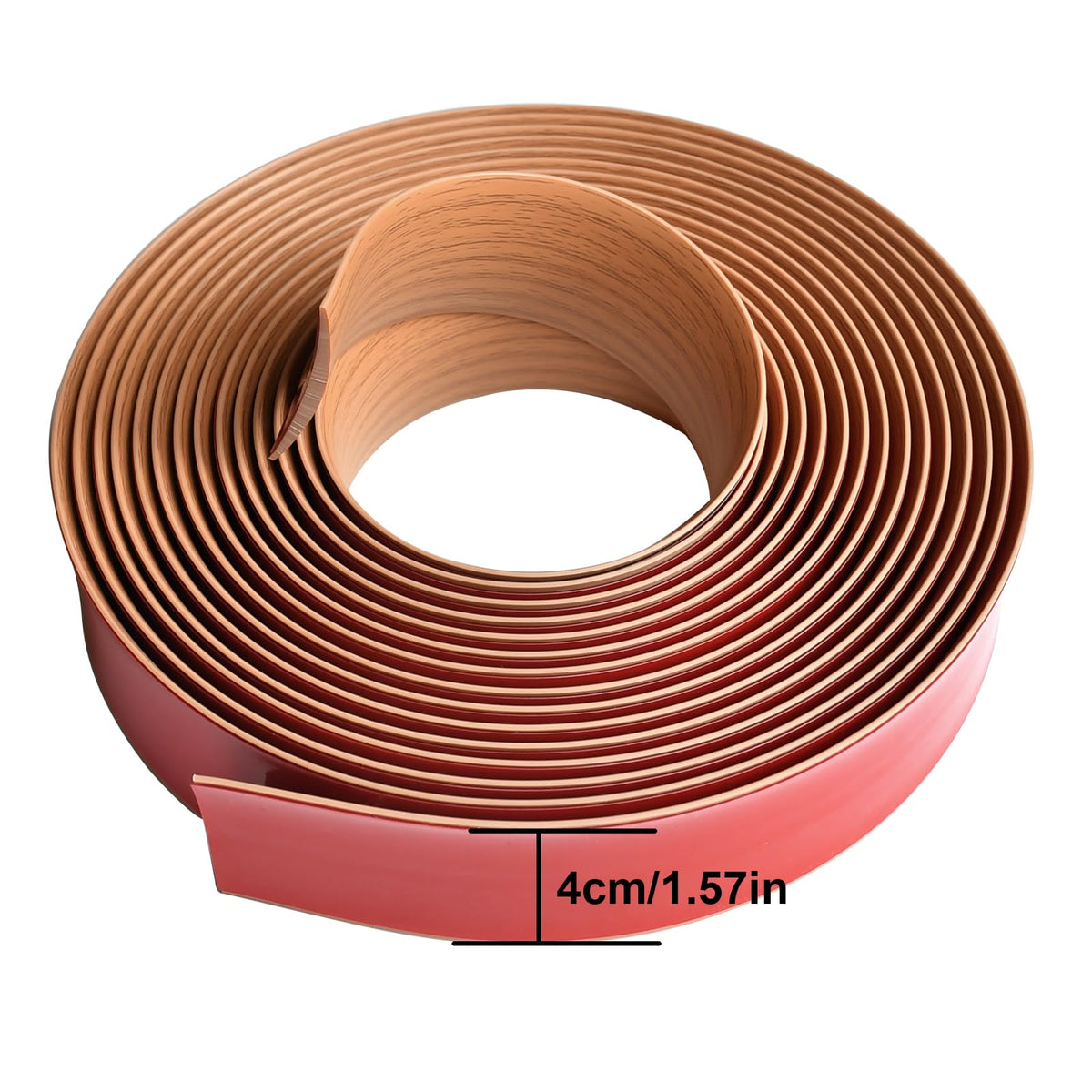 Floor Door Flat Transition Strip & Self Adhesive Floor Vinyl Floor Edge Trim Laminate Floor Gap Covering Joining Strip (118 Foot)