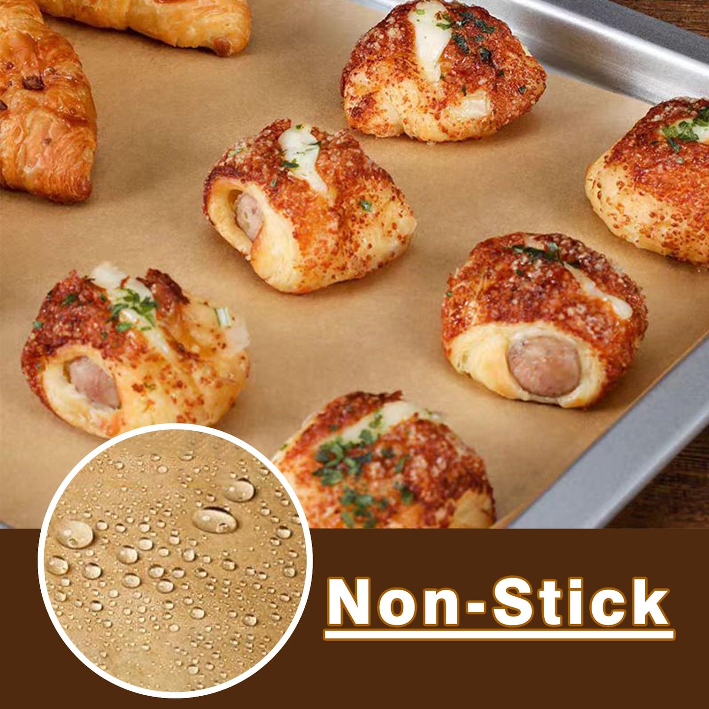 Air Fryer Liners Compatible with Emeril Lagasse 26 QT Extra Large Air Fryer, 100 PCS Unbleached Parchment Paper Disposable with 4 PCS AirFryer Oven Liners for Emeril Lagasse Accessories