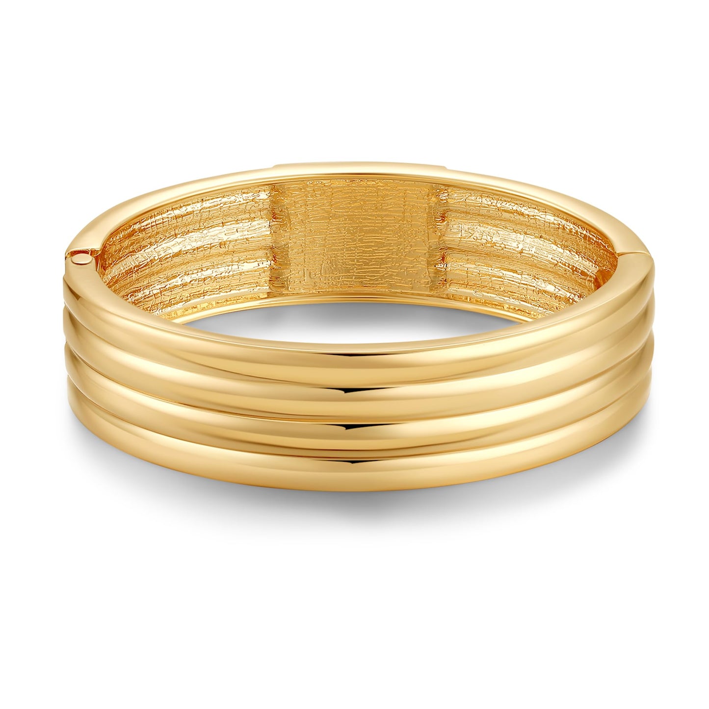 MIJENITI Chunky Gold Cuff Bracelets for Women Thick Wide Charm Bracelets Statement Gold Jewelry Hypoallergenic Bracelet