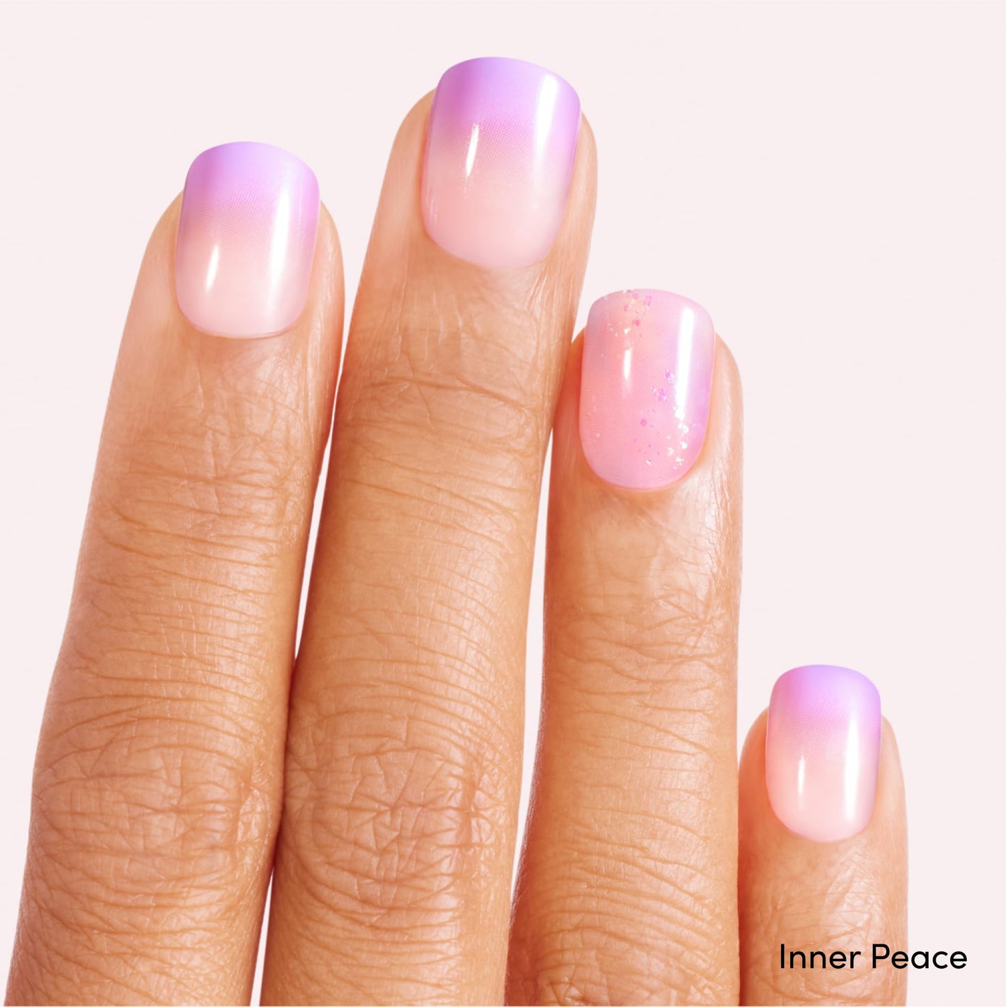 Dashing Diva Magic Press Nail Bundle - Dreaming in Pastel Collection - Short Square Press On Nails - Pink Passion & Inner Peace - Long Lasting Gel - Lasts Up to 7 Days - 2 Sets
