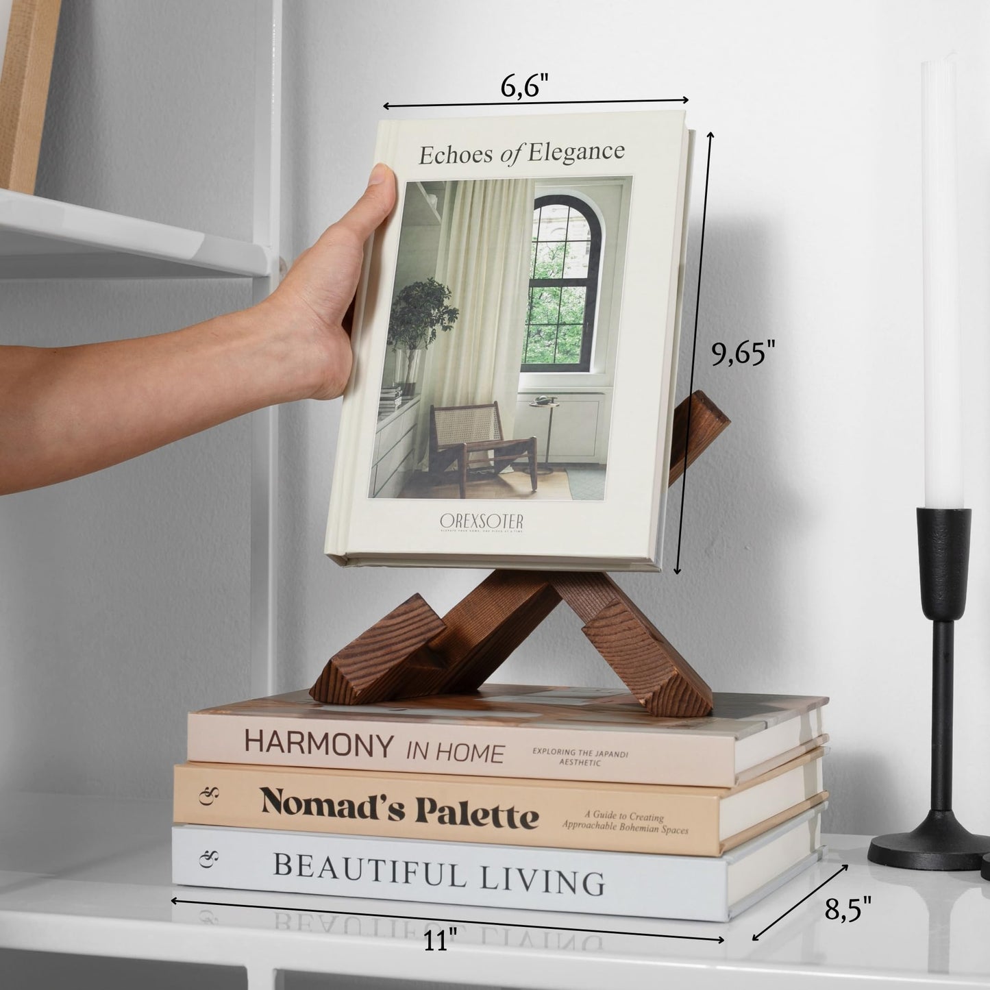 Decorative Books for Home Decor Set of 4 Large Faux Decoration Coffee Table Books Hardcover Aesthetic Book Nook Mantel Accent Modern Bookshelf Styling Entry Table Display Stackable Neutral Tones