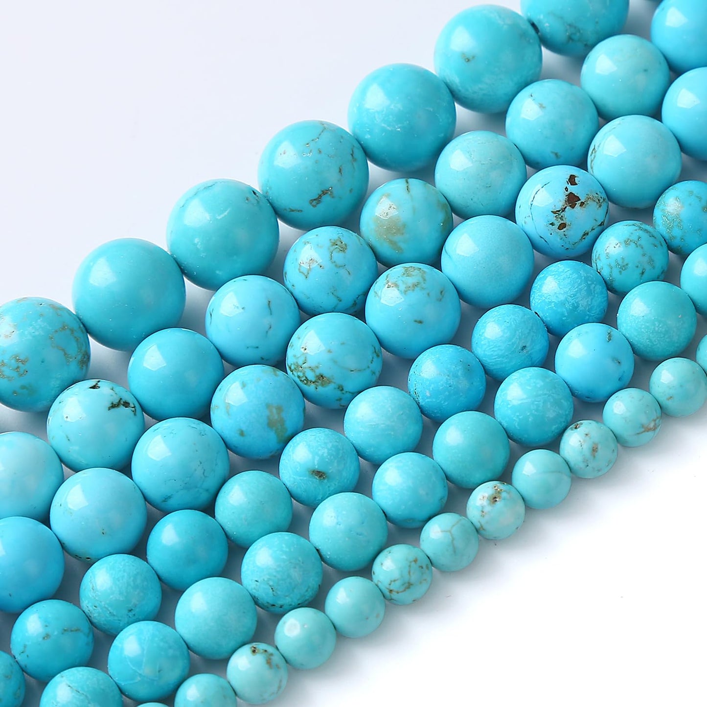 4MM 86PCS Natural Stone Turquoise Beads for Jewelry Making DIY Bracelet