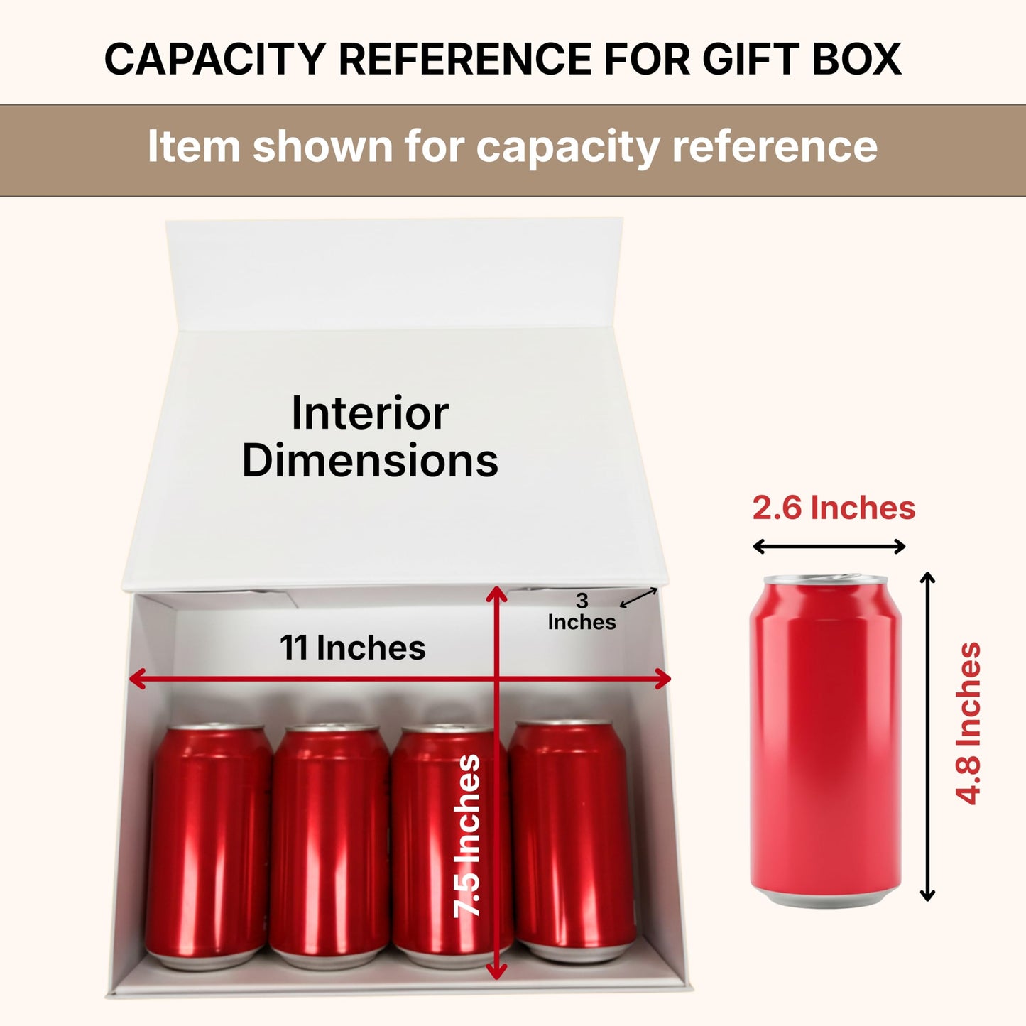 CECOBOX - Gift Boxes with Lids for Presents 11"x7.5"x3" - Matte, Collapsible Magnetic Closure Gift Box - Groomsmen & Bridesmaid Proposal Boxes, Wedding, PR, Birthdays, Holidays (White)