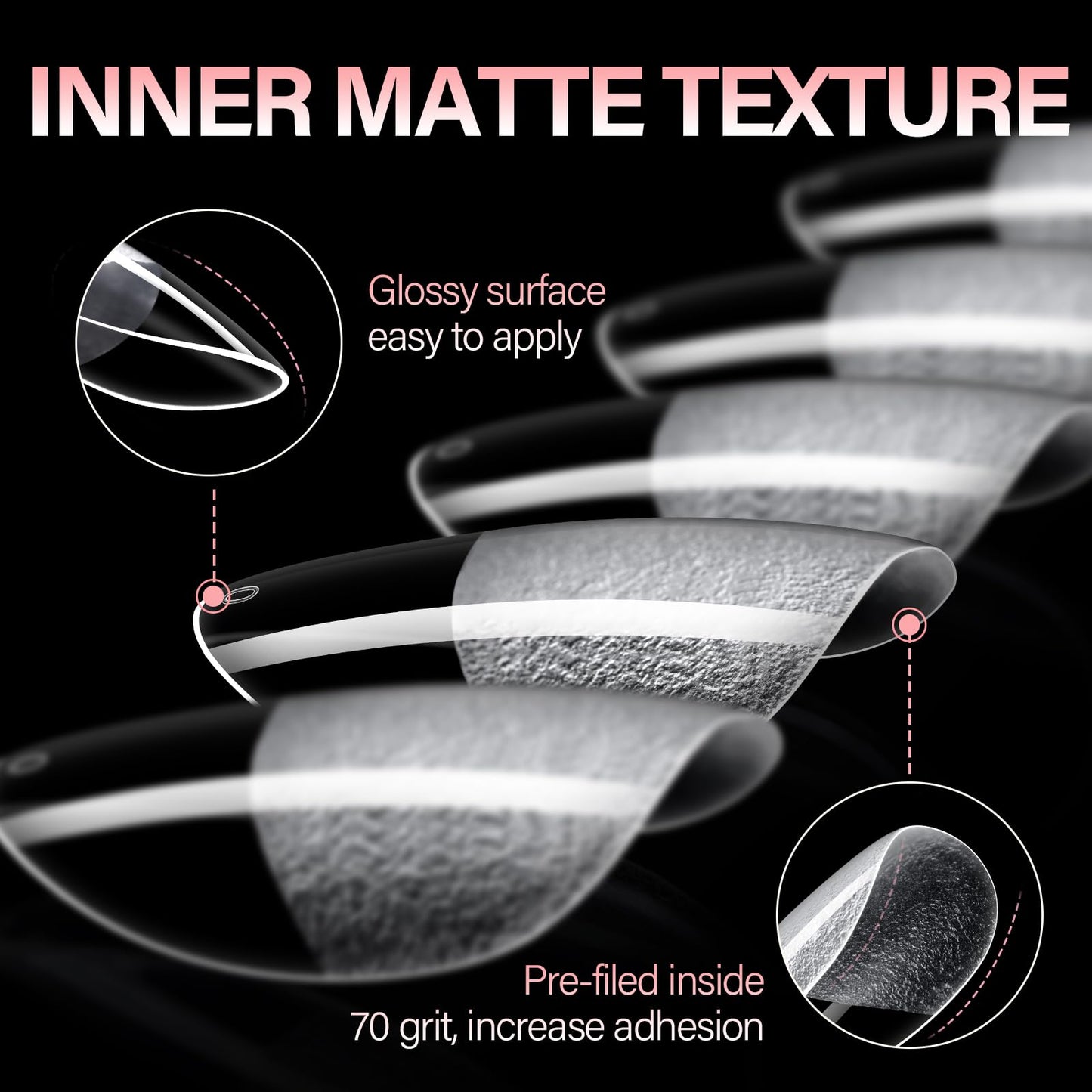 AILLSA Extra Short Almond Nail Tips for DIY Beginners - 12 Sizes 120pcs Half Matte False Nail Tips Pre-shaped Short Nails Tips, Acrylic Fake Press on Nails Extension