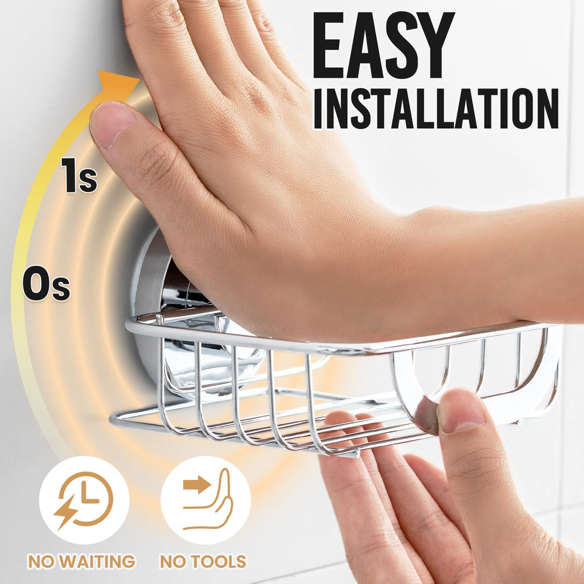 Bar Soap Holder with Hooks